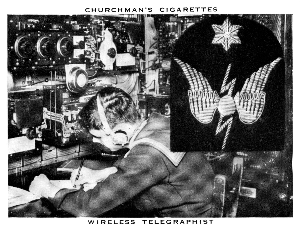 Telegrafista bezprzewodowy, 1937. autorstwa WA and AC Churchman