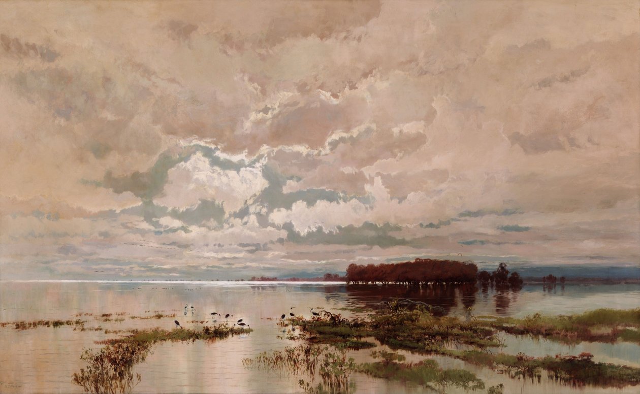 Powódź w Darling 1890 autorstwa W.C. Piguenit