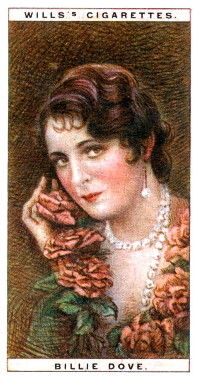 Billie Dove 1903-1997, amerykańska aktorka, 1928. autorstwa WD and HO Wills