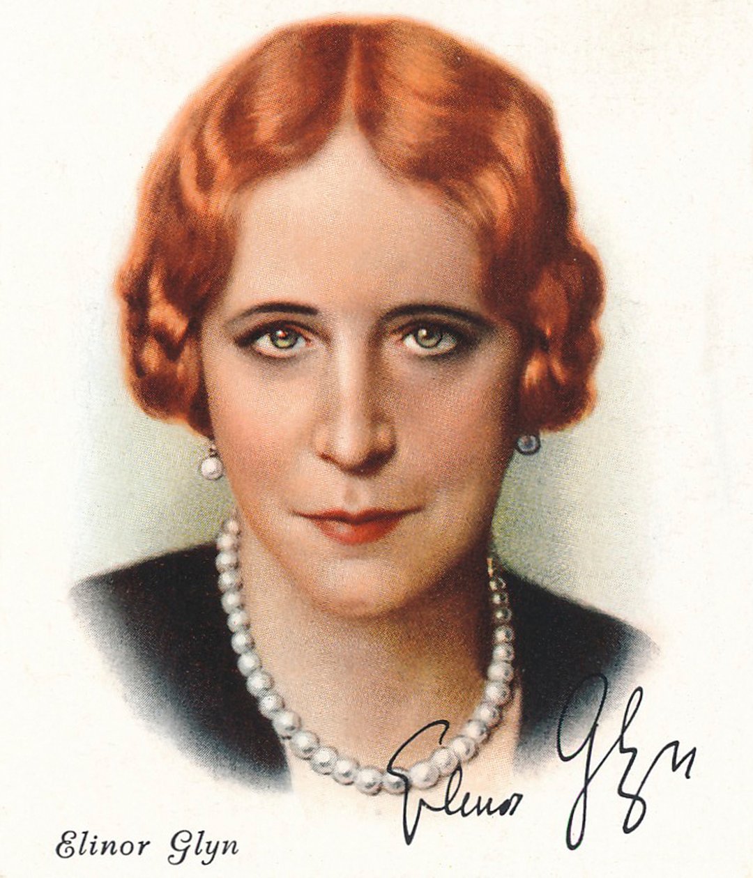 Elinor Glyn, 1937. Artyści: Nieznani, WD & HO Wills. autorstwa WD and HO Wills
