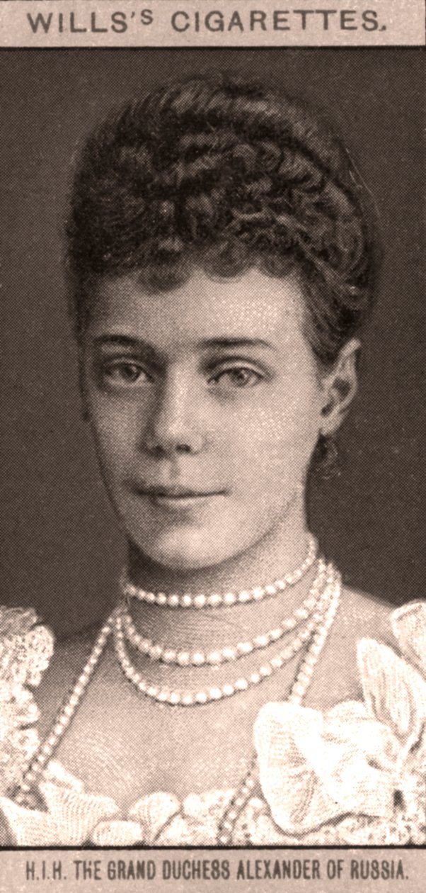H.I.H. Wielka Księżna Aleksander Rosji, 1908. autorstwa WD and HO Wills