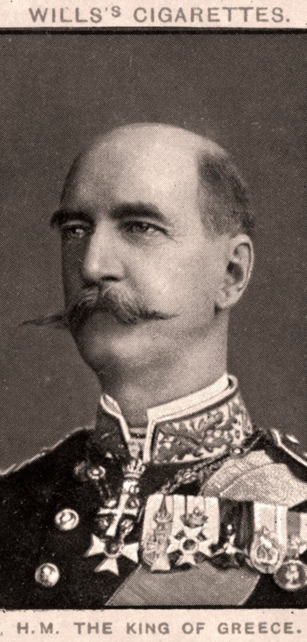 H.M. Król Grecji, 1908. autorstwa WD and HO Wills