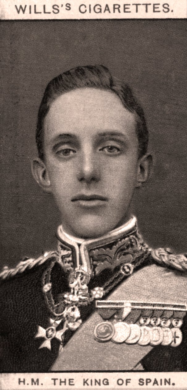 H.M. Król Hiszpanii, 1908. autorstwa WD and HO Wills