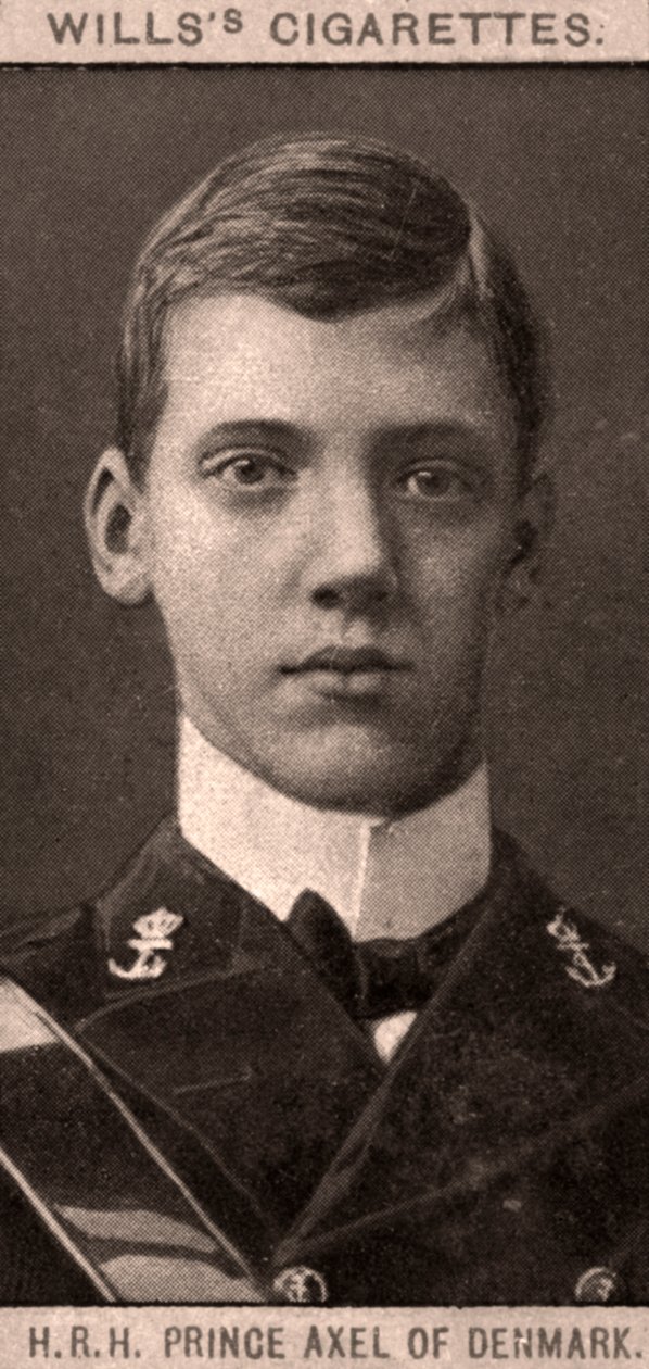 JKW Książę Axel Danii, 1908. autorstwa WD and HO Wills