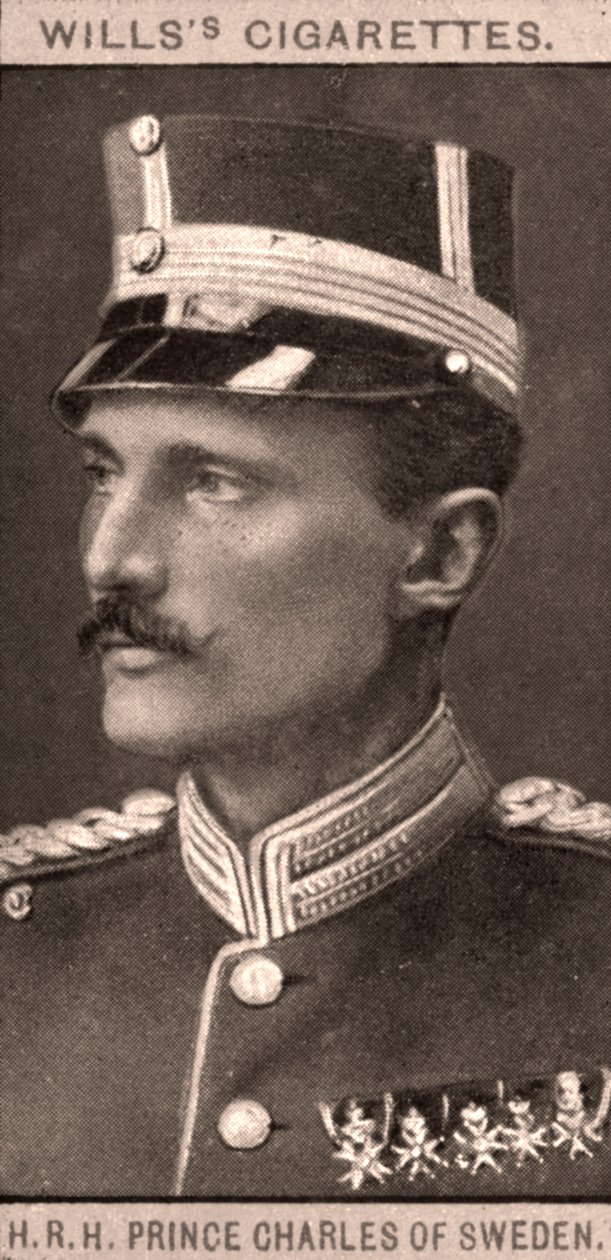 JKW Książę Karol Szwecji, 1908. autorstwa WD and HO Wills