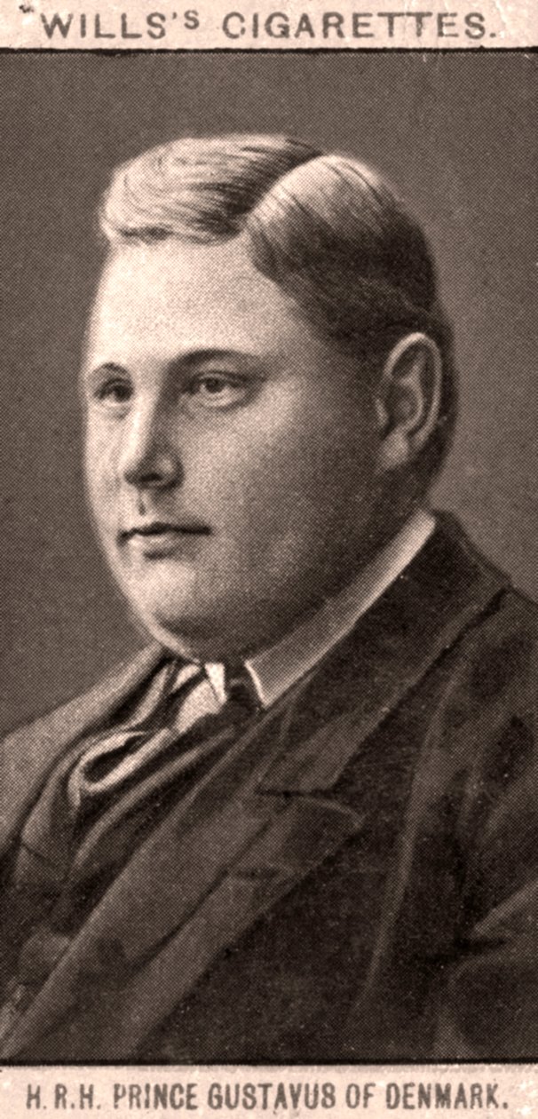 JKW Książę Gustaw Danii, 1908. autorstwa WD and HO Wills