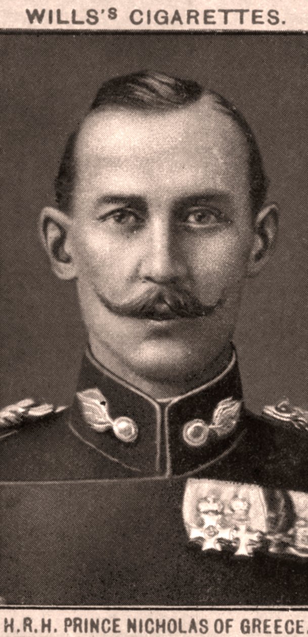JKW Książę Mikołaj z Grecji, 1908. autorstwa WD and HO Wills