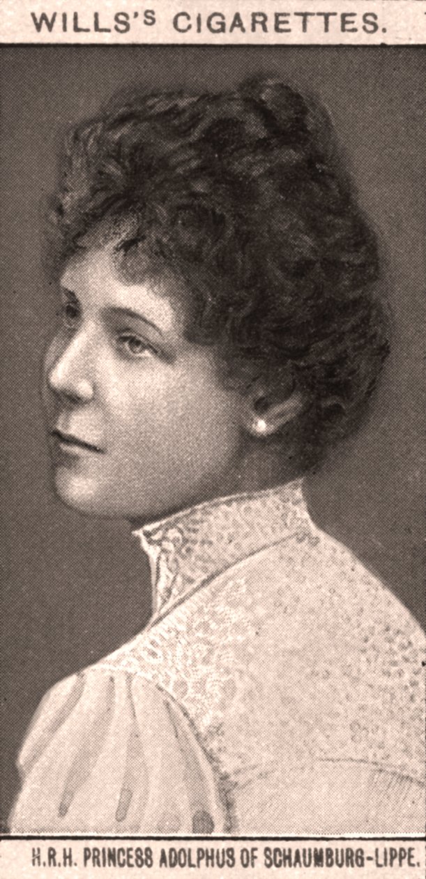JKW Księżniczka Adolphus z Schaumburg-Lippe, 1908. autorstwa WD and HO Wills