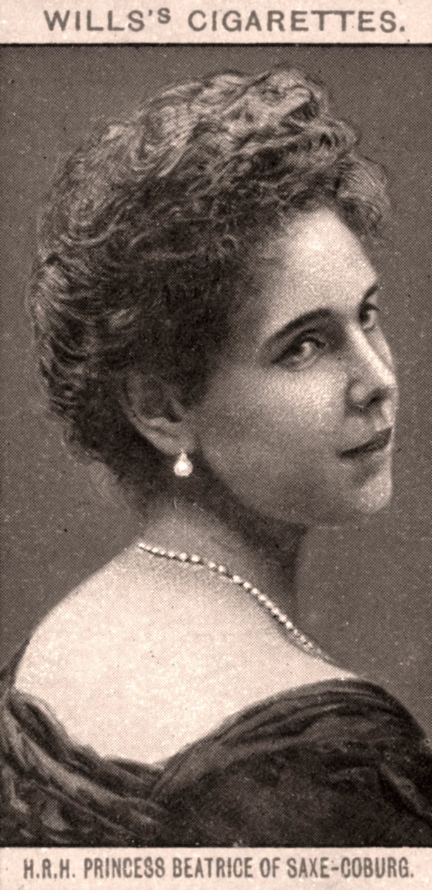 Jej Wysokość Księżniczka Beatrice z Saxe-Coburg, 1908. autorstwa WD and HO Wills