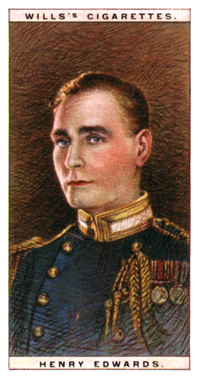 Henry Edwards 1882-1952, angielski aktor, 1928. autorstwa WD and HO Wills