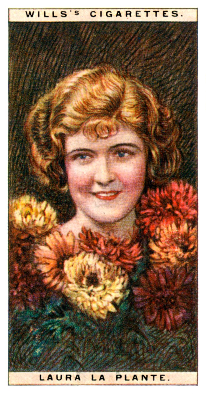 Laura la Plante 1904-1996, amerykańska aktorka, 1928. autorstwa WD and HO Wills