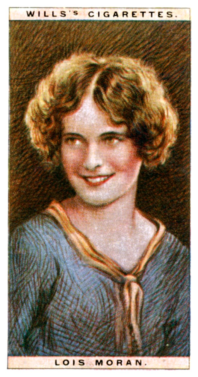 Lois Moran 1909-1990, amerykańska aktorka, 1928. autorstwa WD and HO Wills