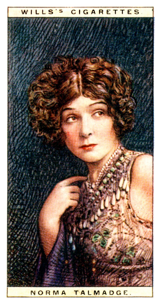 Norma Talmadge 1893-1957, amerykańska aktorka, 1928. autorstwa WD and HO Wills