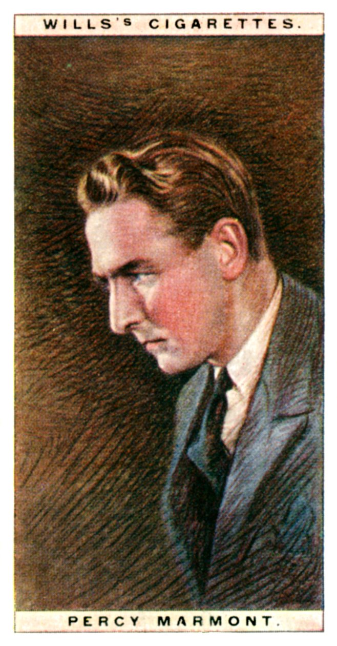 Percy Marmont 1883-1977, angielski aktor, 1928. autorstwa WD and HO Wills