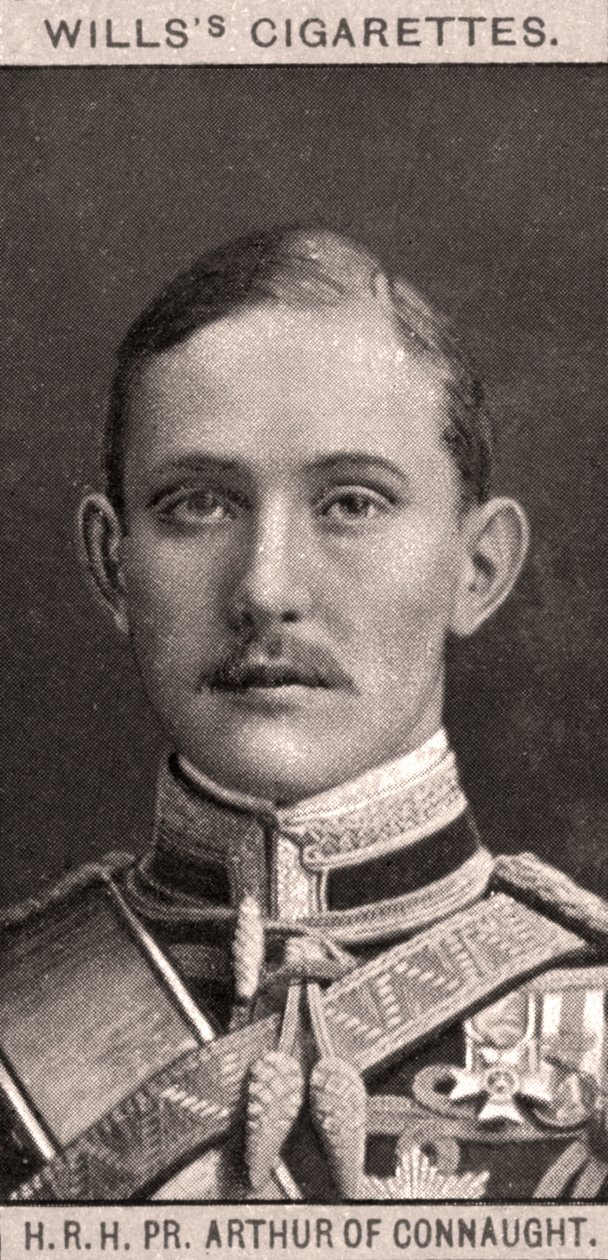 Książę Artur z Connaught, 1908. autorstwa WD and HO Wills