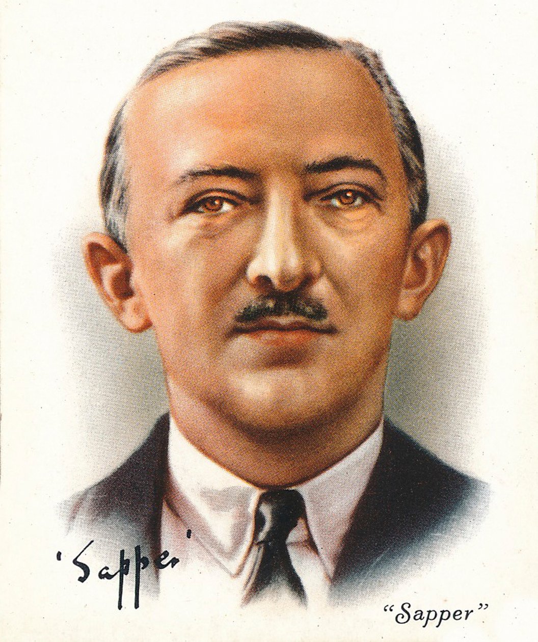 Saper podpułkownik Cyril McNeile, 1937. Artyści: Nieznani, WD & HO Wills. autorstwa WD and HO Wills