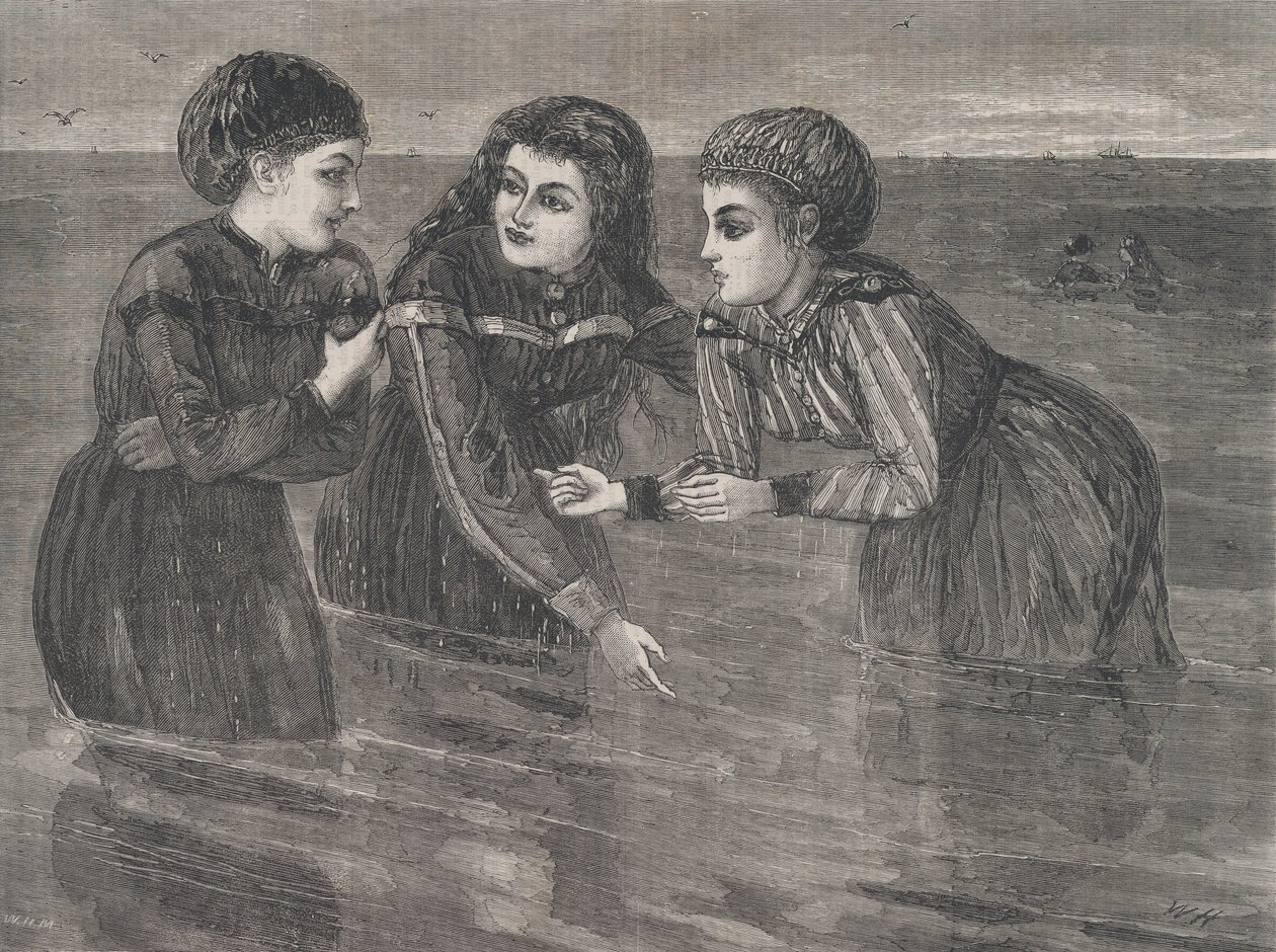 Kąpiel w Long Branch Och, czy nie jest zimno w każdą sobotę, tom. III, Nowa seria..., 26 sierpnia 1871. autorstwa W.H. Morse