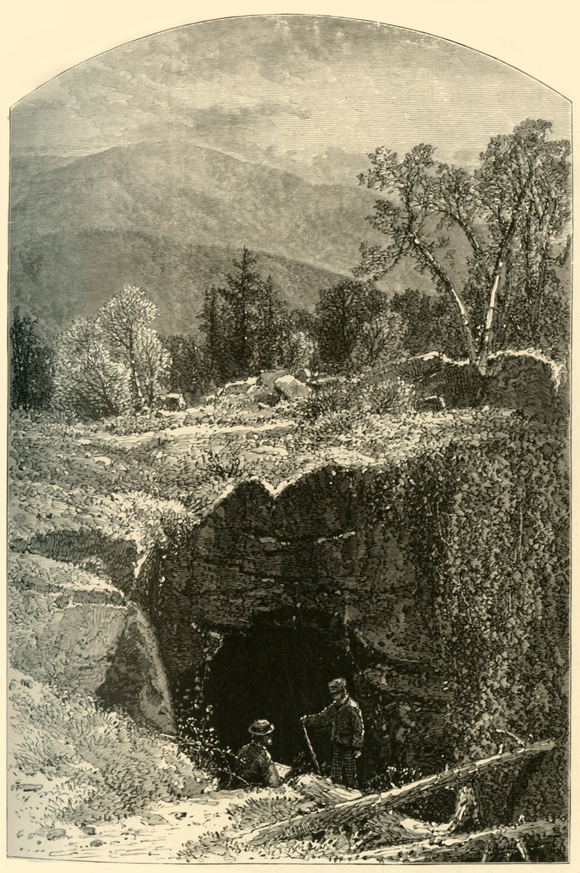 „Naturalny most, North Adams”, 1874. autorstwa W.H. Morse