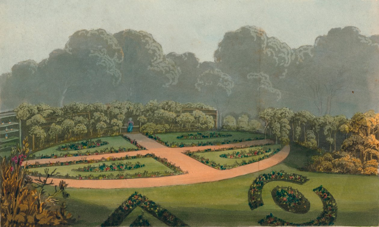 „Przód do podręcznika kwiaciarni”, 1822 r. autorstwa WH Timms