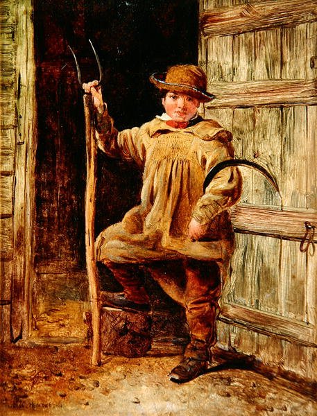Syn rolnika (olej na pokładzie) autorstwa W.S.P. Henderson