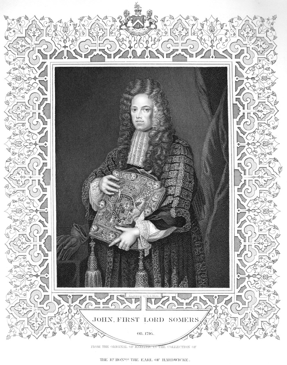 Portret Johna, 1. Lorda Somers autorstwa W.T. Mote