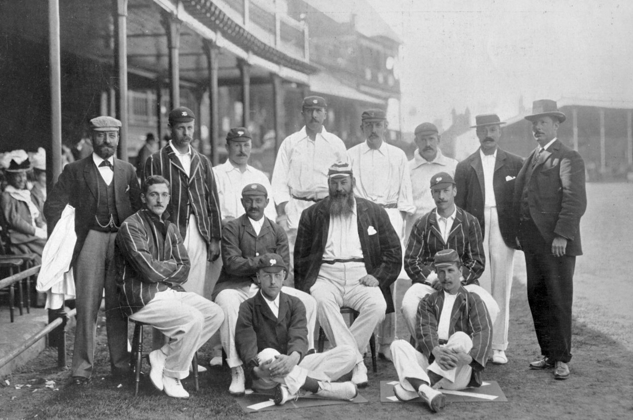 Anglia Test krykieta XI w Nottingham, Nottinghamshire, 1899. autorstwa William Albert Rouch