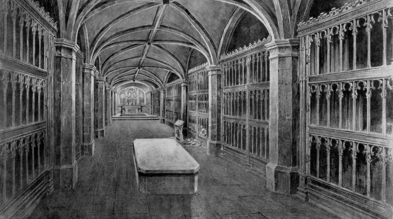 Królewskie miejsce pochówku, Windsor, Berkshire, 1910. autorstwa W. B. Robinson