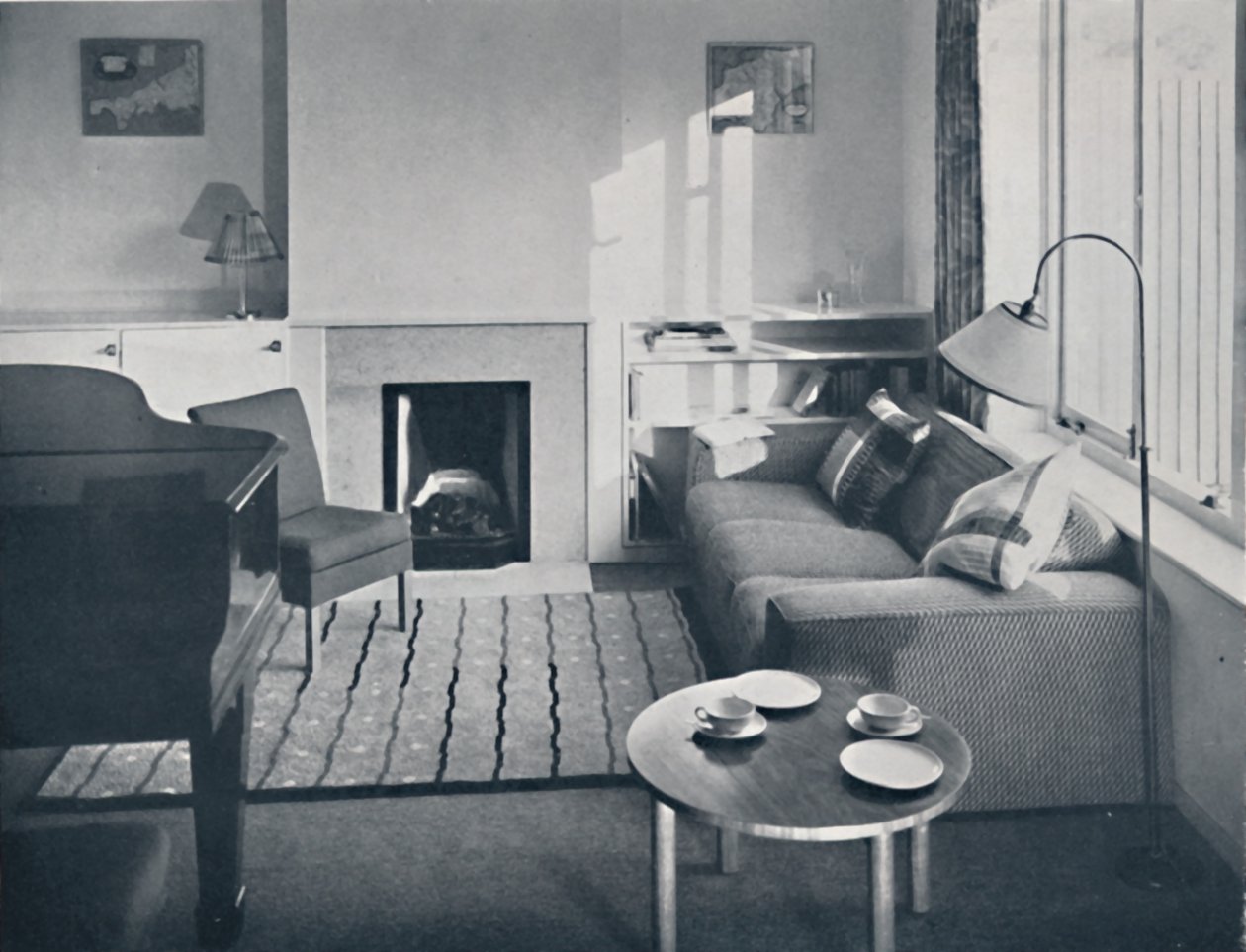 Elsa Booth - Salon przeznaczony na fortepian, 1939 autorstwa W. Dennis Moss