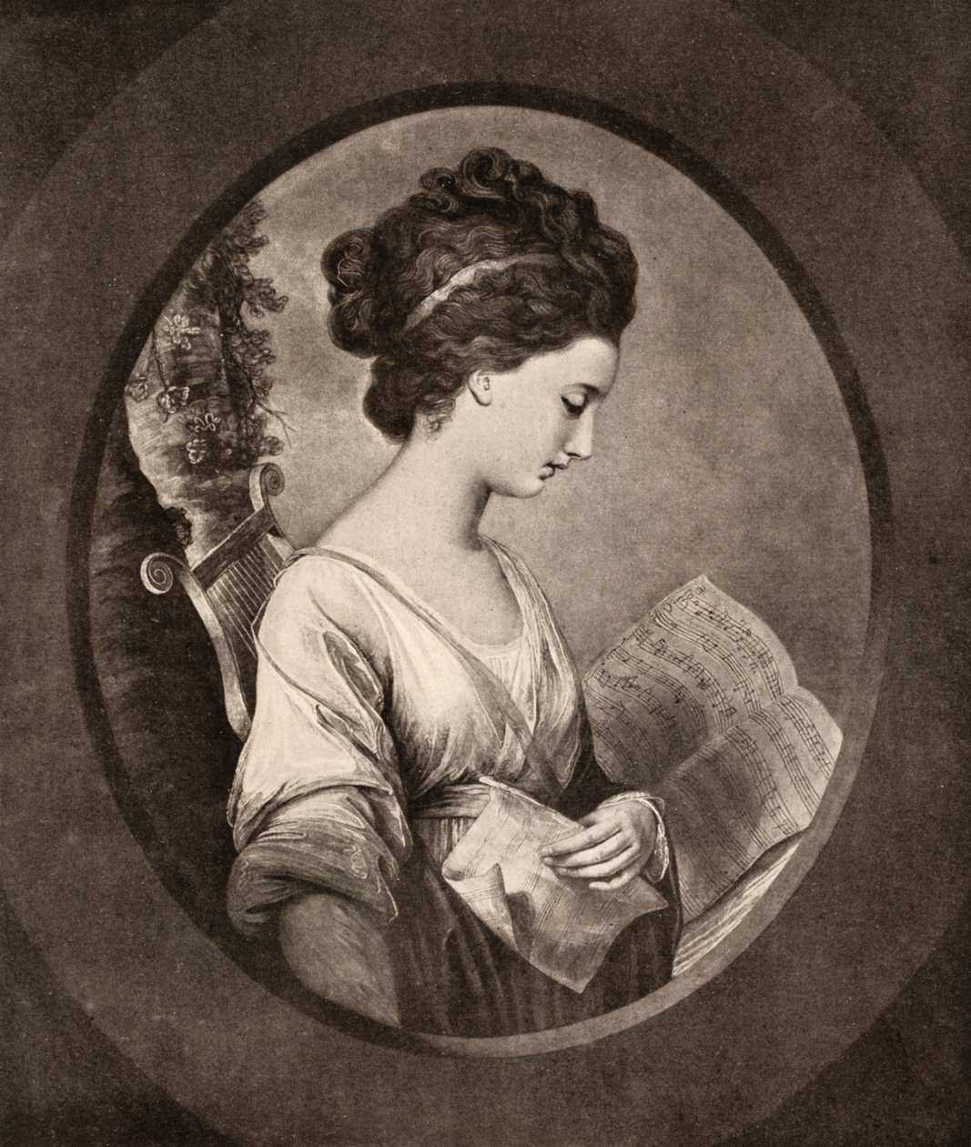 Panna Stephenson, koniec XVIII wieku, 1912 autorstwa W. Dickinson