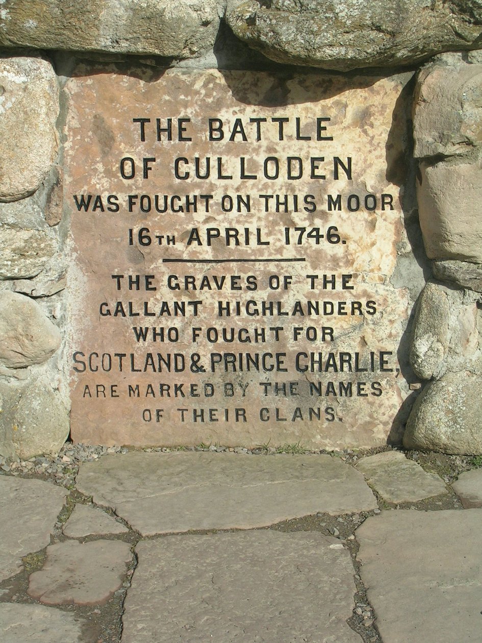 Pomnik bitwy pod Culloden moor, początek XXI wieku (zdjęcie) autorstwa John Ward Dunsmore