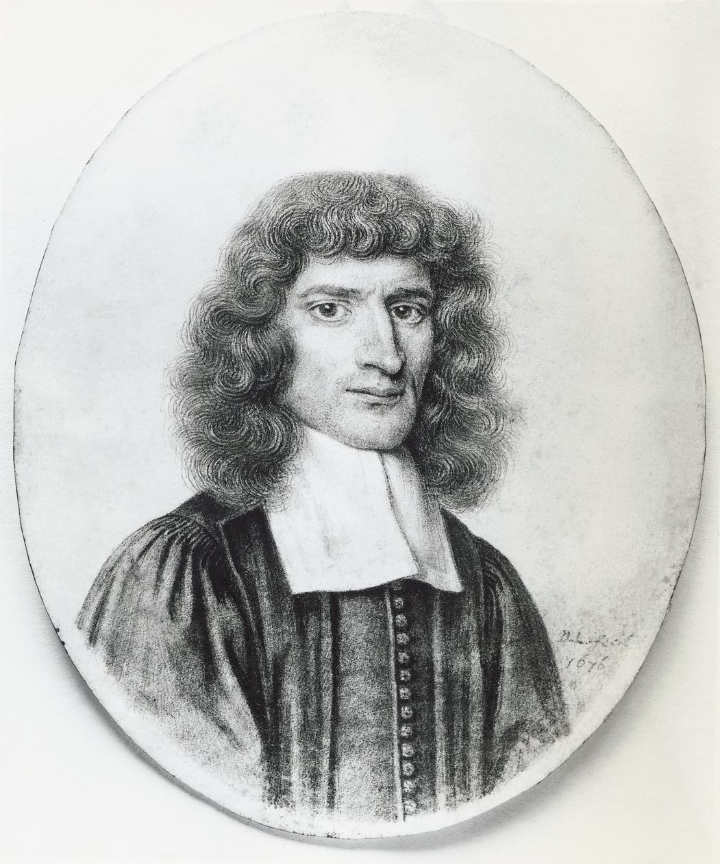 Portret Izaaka Barrowa (1630-1677), angielskiego teologa chrześcijańskiego i matematyka, grawerowanie autorstwa John Ward Dunsmore