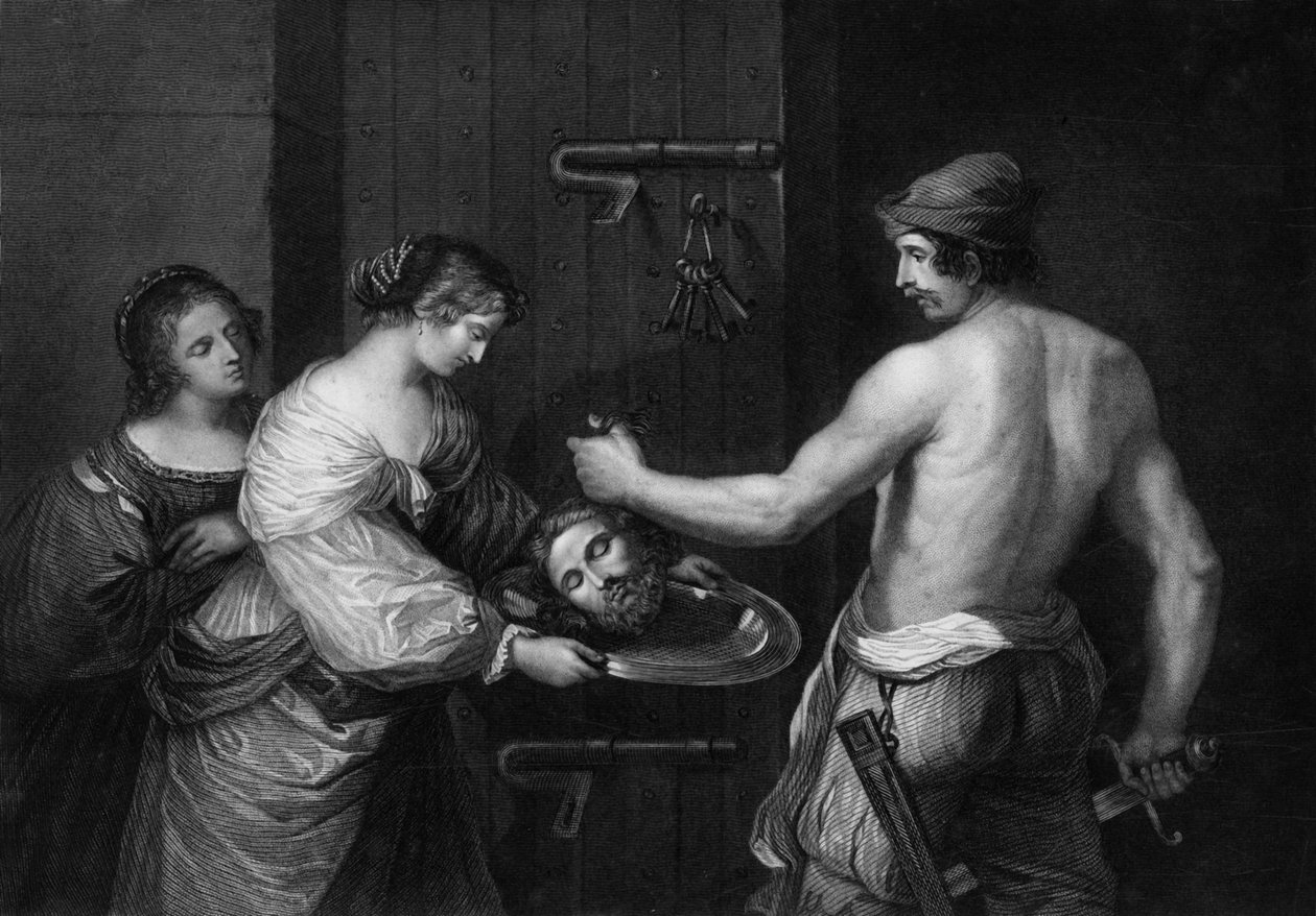 Jego głowę przywieziono w ładowarce i podarowano kobiecie, połowa XIX wieku. autorstwa W. H. Egleton