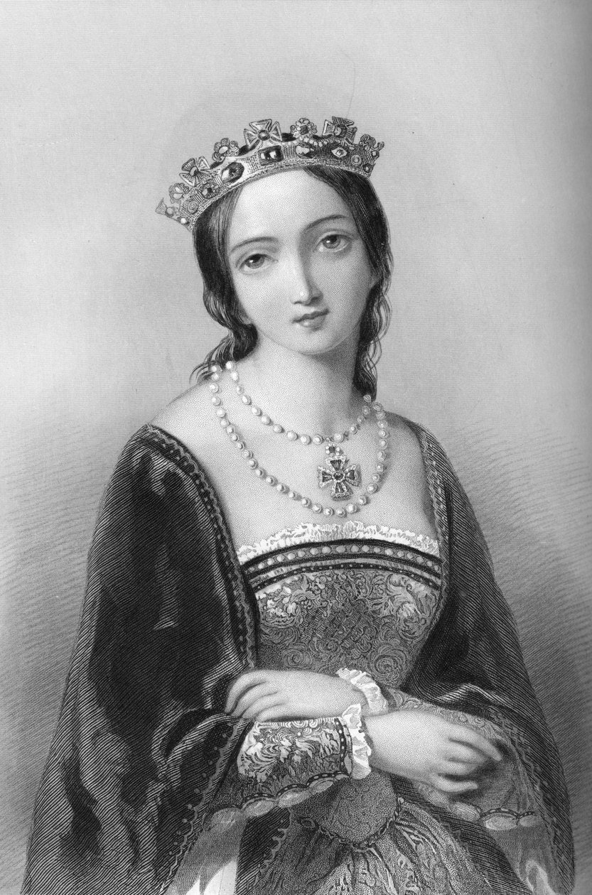 Królowa Maria I 1516-1558, 1851. autorstwa W. H. Egleton