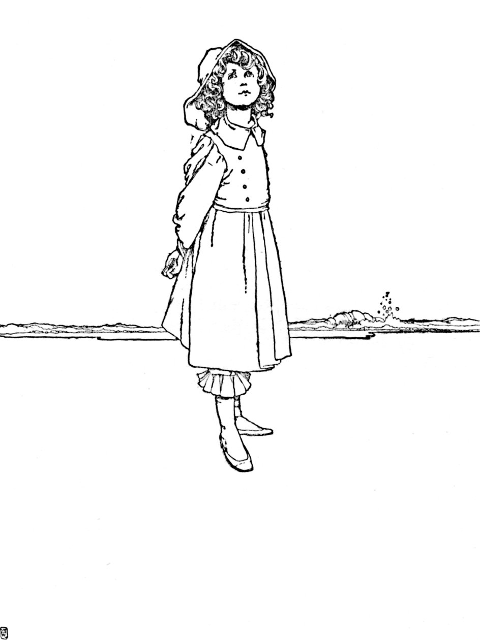 A Karen była bardzo schludnie ubrana, ok. 1930 r. autorstwa William Heath Robinson