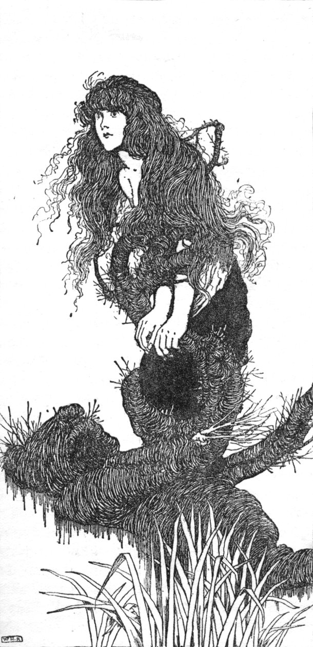 To on ją powalił, ok. 1930 r. autorstwa William Heath Robinson