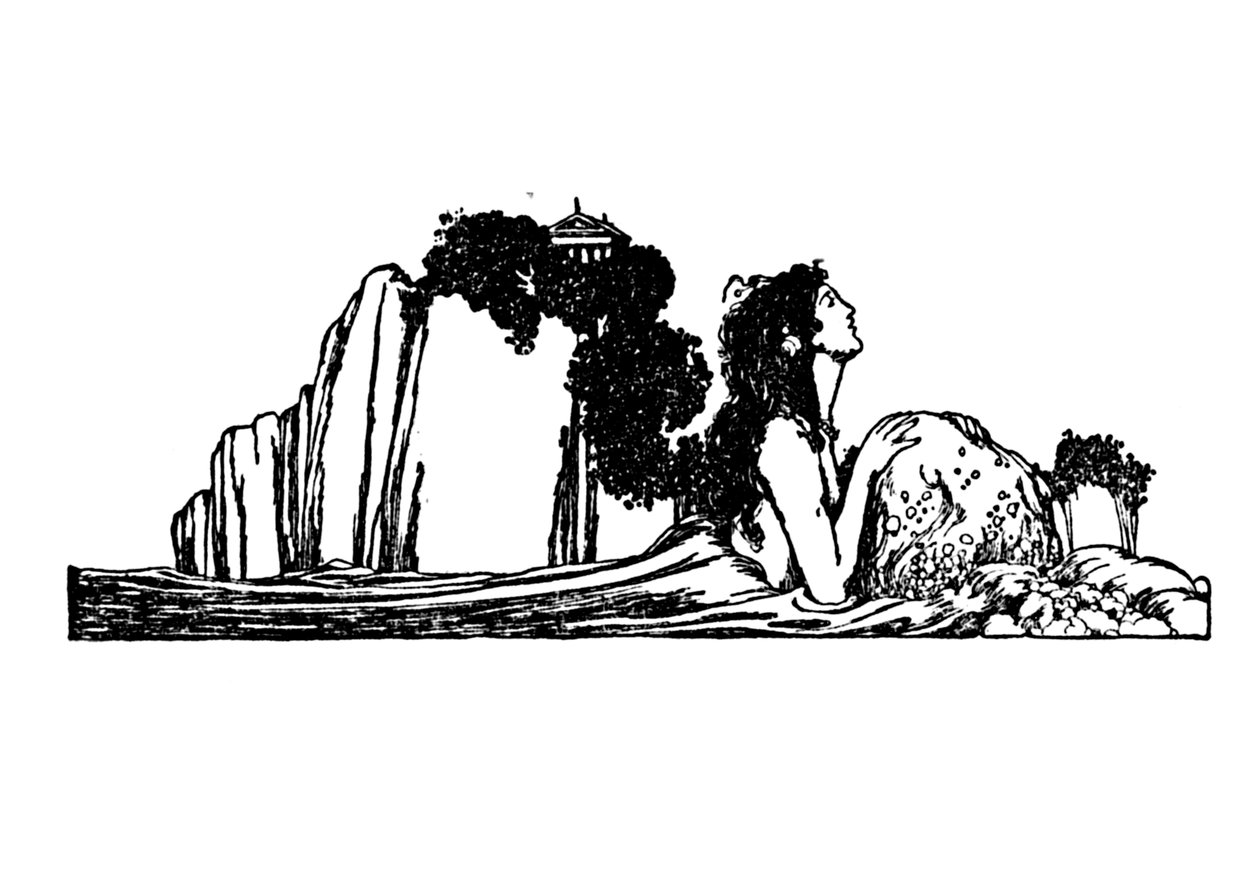 Wiele wieczorów wstała na miejsce, ok. 1930 autorstwa William Heath Robinson