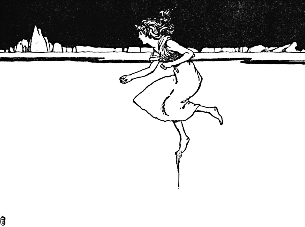 Biegła tak szybko, jak mogła, ok. 1930 r. autorstwa William Heath Robinson