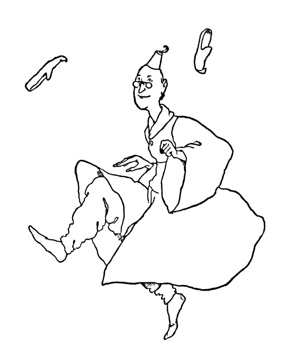 Ich kapcie fruwały wokół ich uszu, ok. 1930 r autorstwa William Heath Robinson