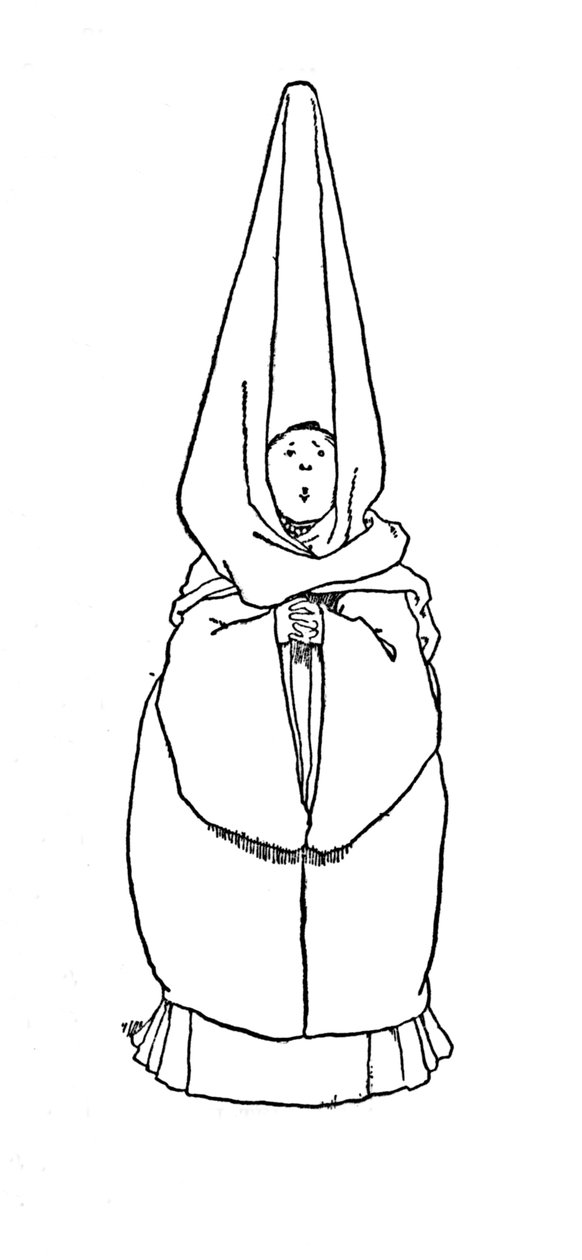 Czy opowiesz nam historię, o którą pytała królowa, ok. 1930 r.? autorstwa William Heath Robinson
