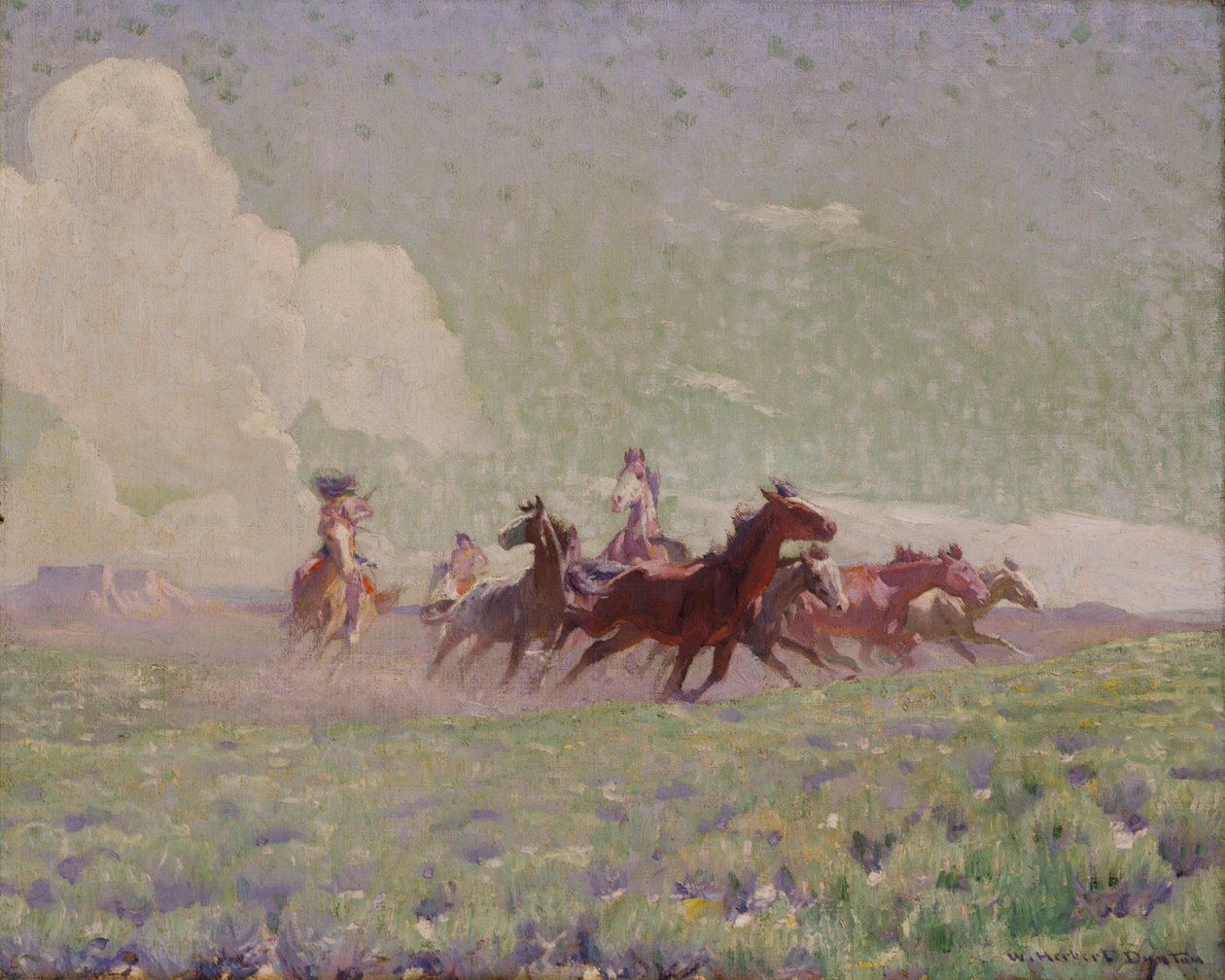 Konie wroga, ca. 1912-1920. autorstwa W. Herbert Dunton
