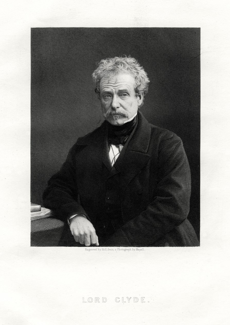 Colin Campbell, 1. baron Clyde, szkocki żołnierz, XIX w. autorstwa W. Holl