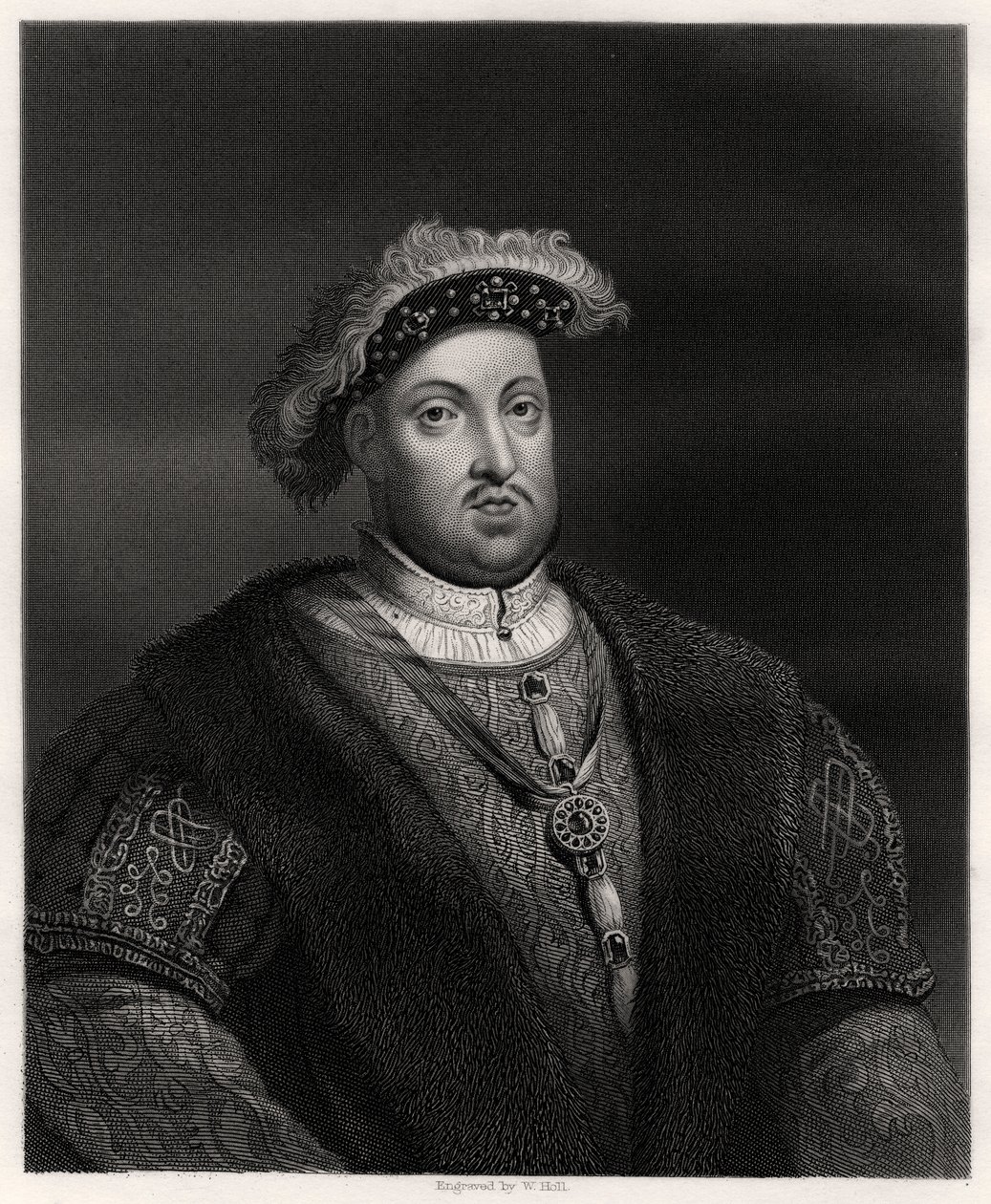 Henryk VIII, król Anglii i Irlandii, XIX wiek autorstwa W. Holl