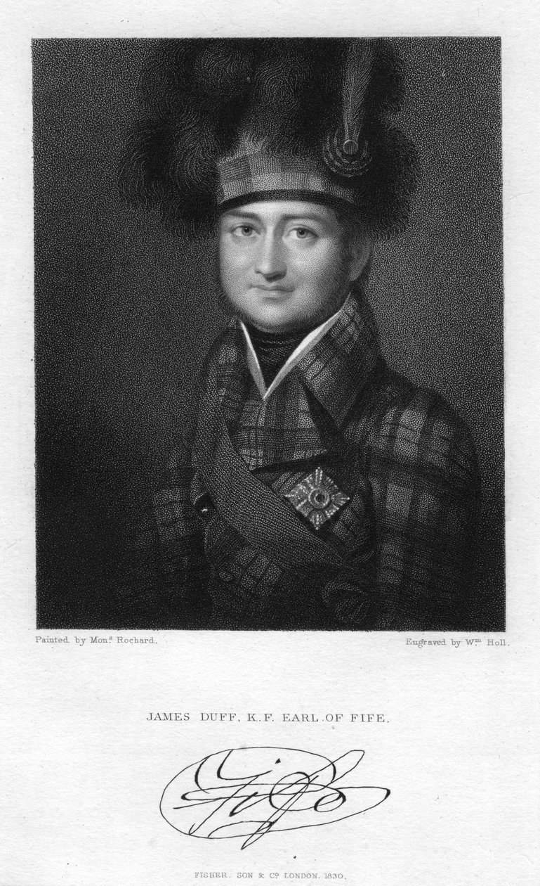 James Duff 1729-1809, 2. hrabia Fife, 1830. autorstwa W. Holl