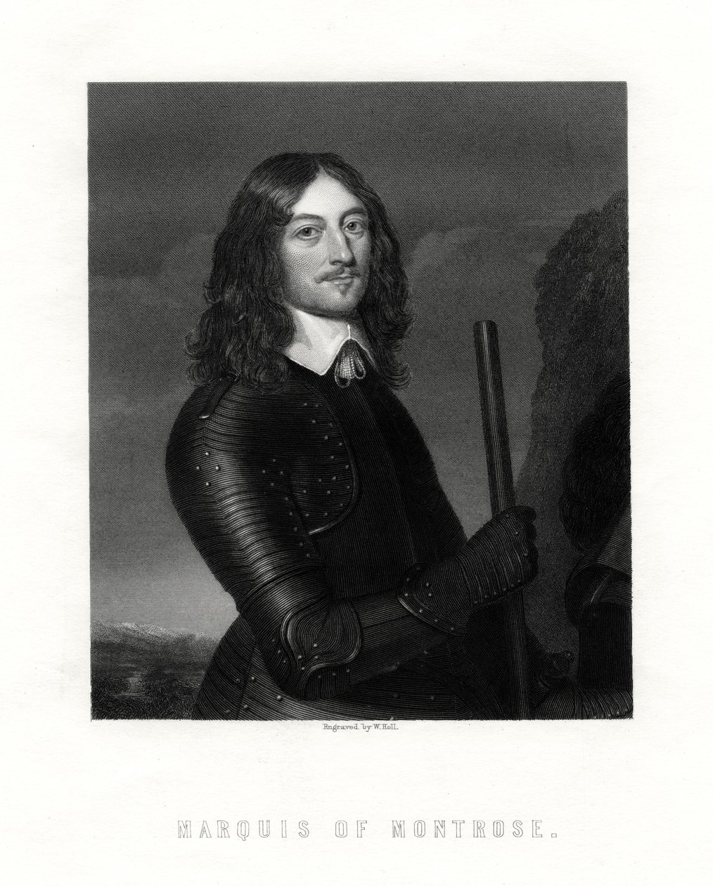 James Graham, 1. markiz Montrose, szkocki szlachcic i żołnierz, XIX w. autorstwa W. Holl