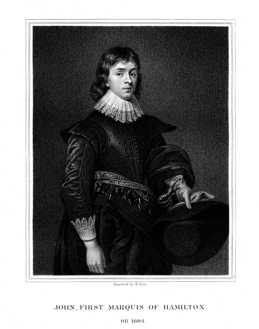 John Hamilton, 1. markiz Hamilton, 1825. autorstwa W. Holl