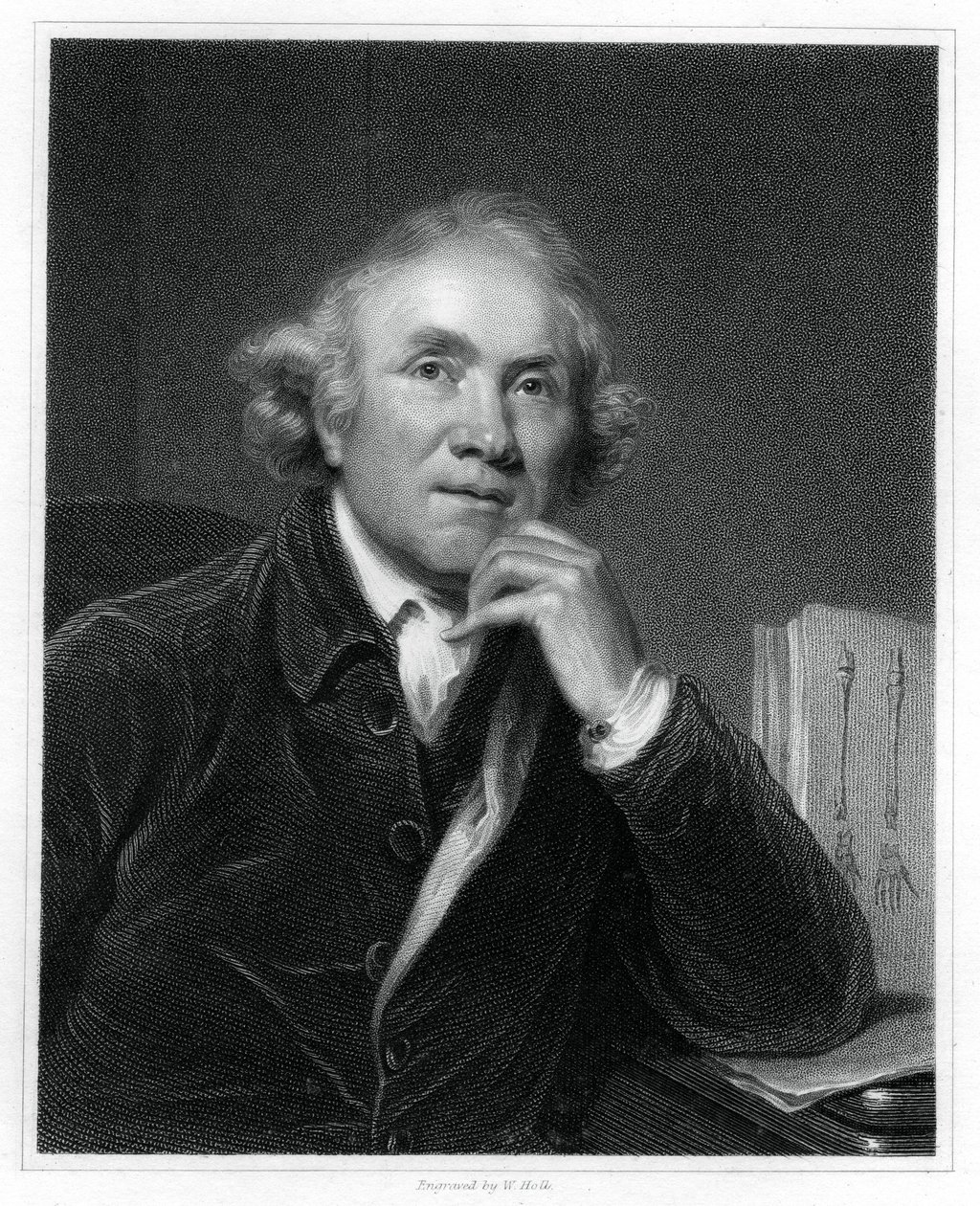 John Hunter, szkocki chirurg, 1834. autorstwa W. Holl