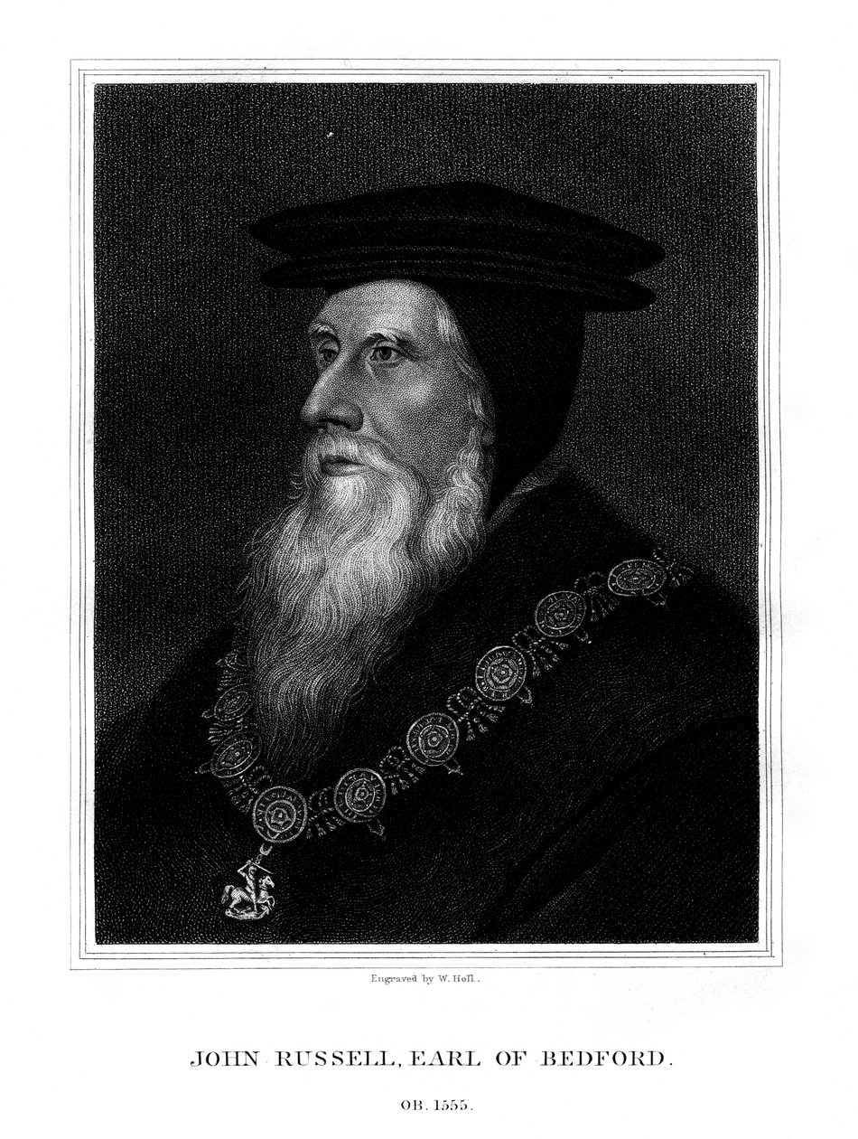 John Russell, 1. hrabia Bedford, angielski minister królewski, 1825. autorstwa W. Holl