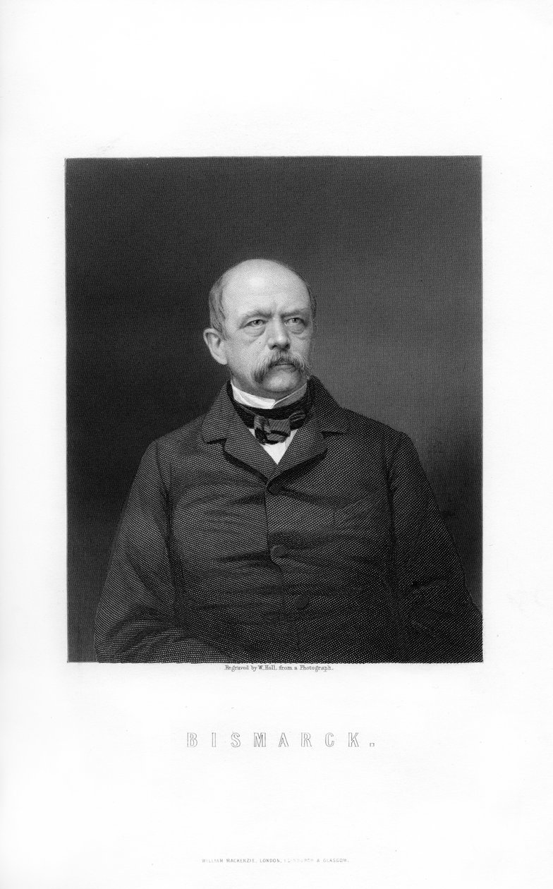 Otto von Bismarck, książę Lauenburg, niemiecki mąż stanu, 1893. autorstwa W. Holl
