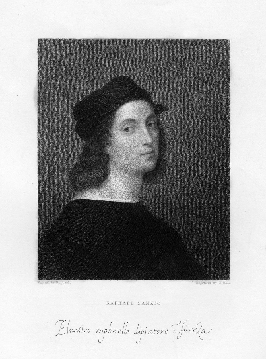 Rafael, florencki mistrz malarz, 1834. autorstwa W. Holl