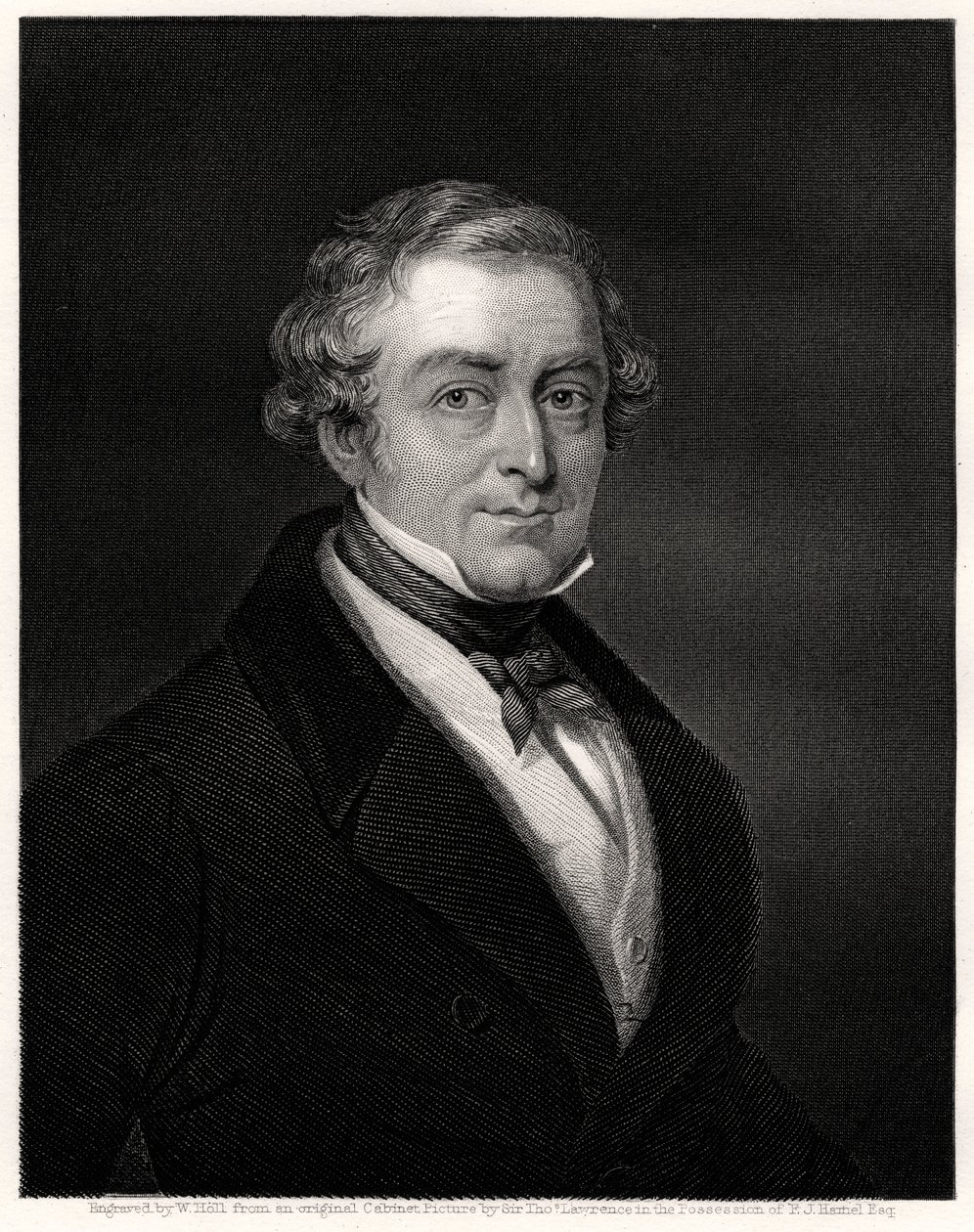 Sir Robert Peel, premier Wielkiej Brytanii, XIX wiek autorstwa W. Holl